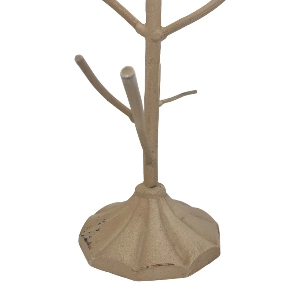 White Necklace Jewelry‎ Tree Three Birds on Branches 13.5inX9inX8in